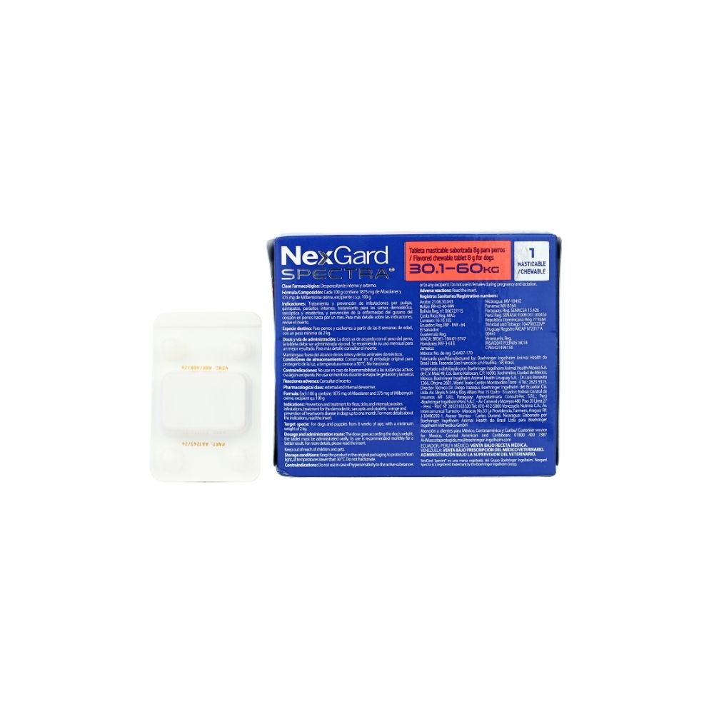 Boehringer Nexgard Spectra Xl 30.1 -60Kg 1 Tab