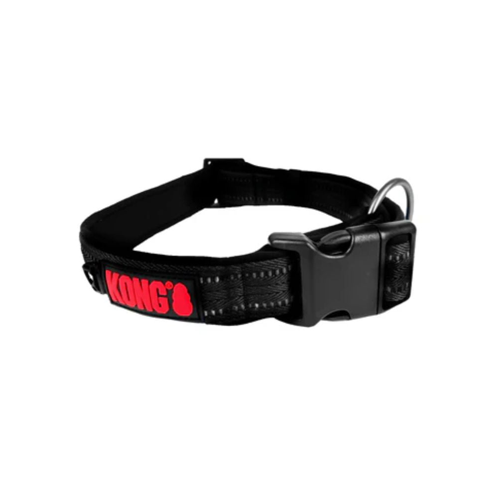 KONG COLLAR SUAVE DE NYLON NEGRO GRANDE