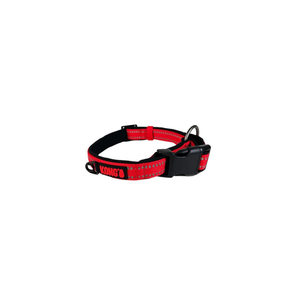 KONG COLLAR SUAVE DE NYLON ROJO CHICO
