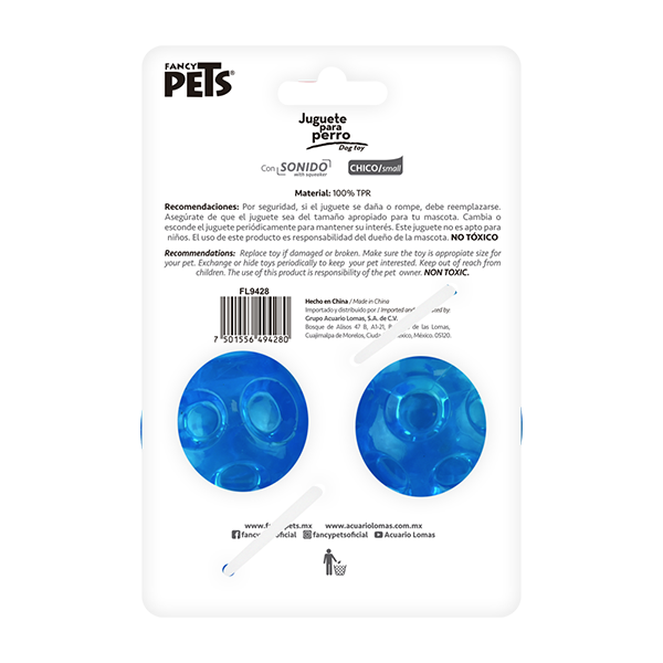 FANCY PETS JUGUETE DONA FLEXIBLE CH/CON SONIDO
