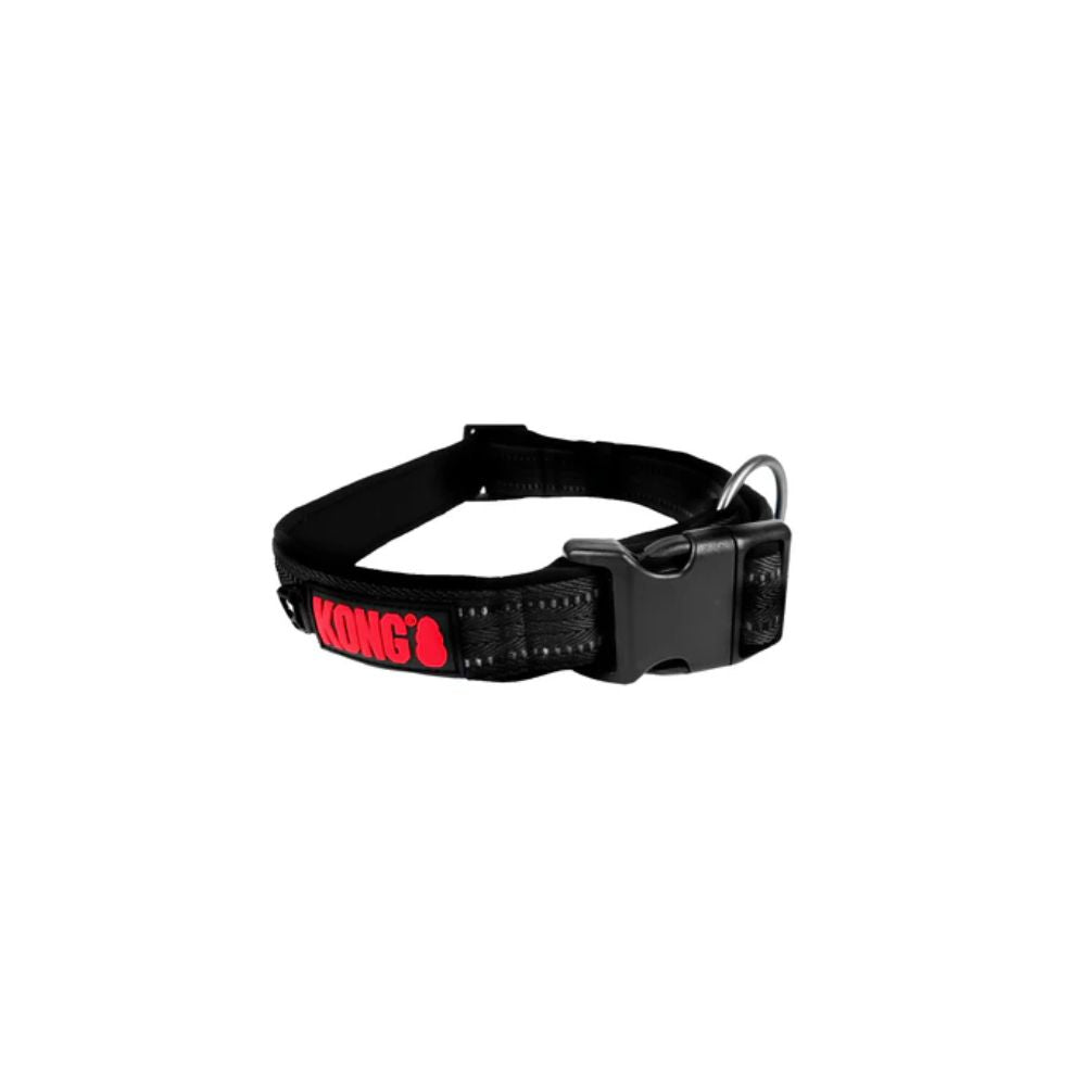 KONG COLLAR SUAVE DE NYLON NEGRO MEDIANO