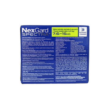 Boehringer Nexgard Spectra M 7.6 - 15 Kg 3 Tab