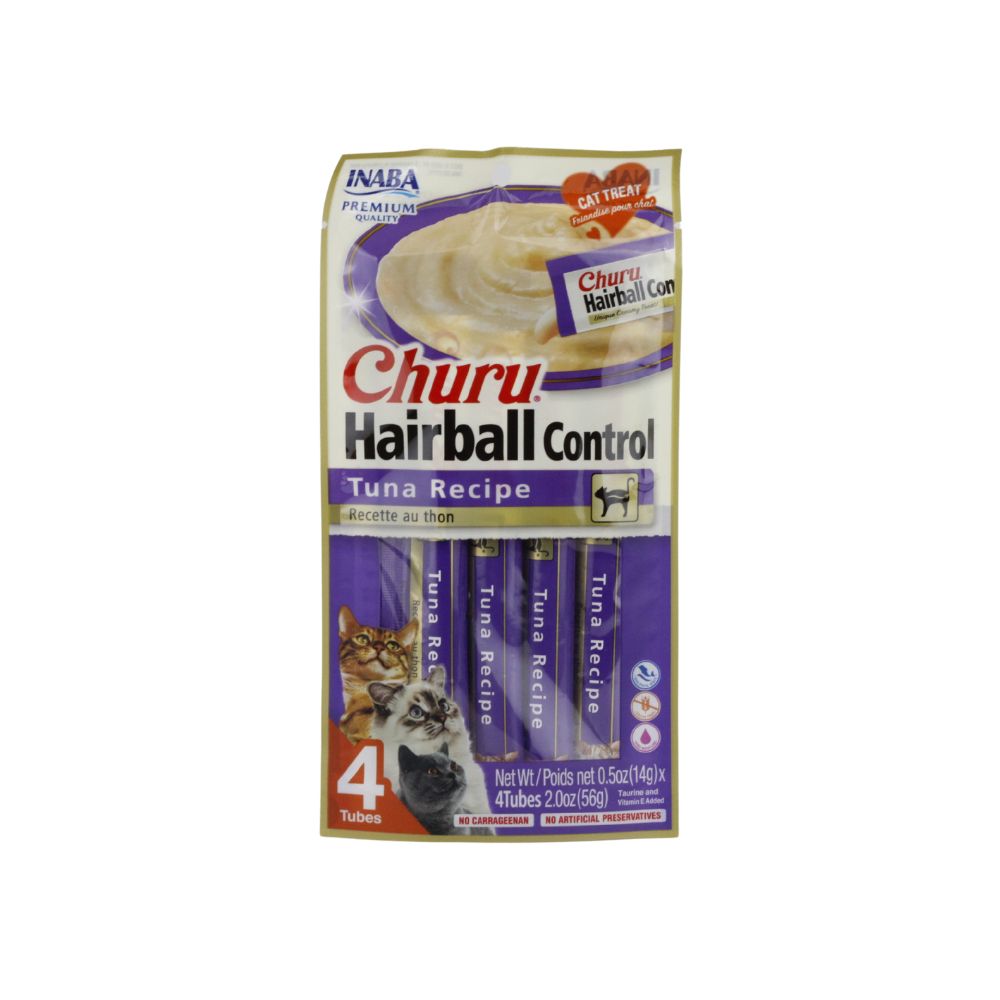 INABA CHURU TUNA WITH HAIRBALL CONTROL *4PZ*