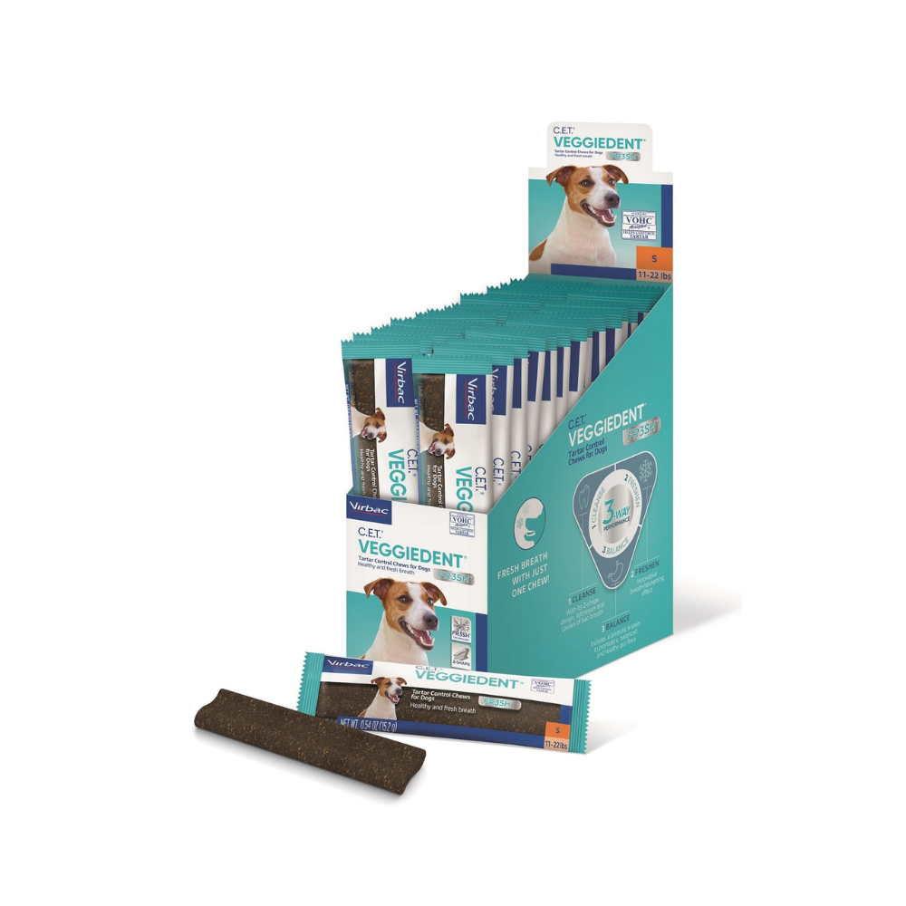 Virbac Veggiedent Fresh Caja Con 30 Tiras Masticables