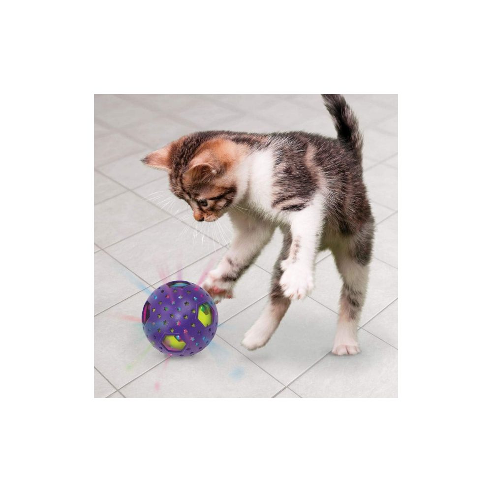 Kong Pelota Con Luces Multicolores C/Catnip