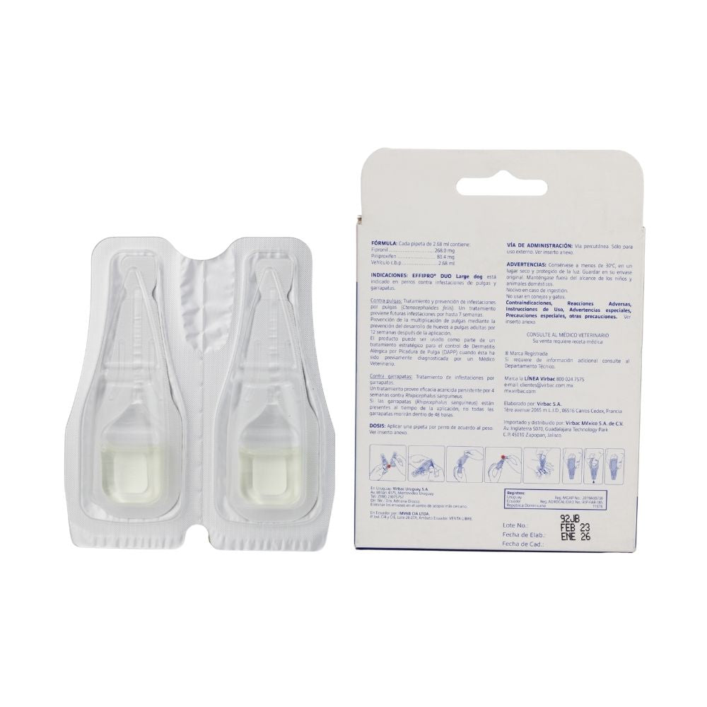 Virbac Effipro Duo Perros 20-40 Kg