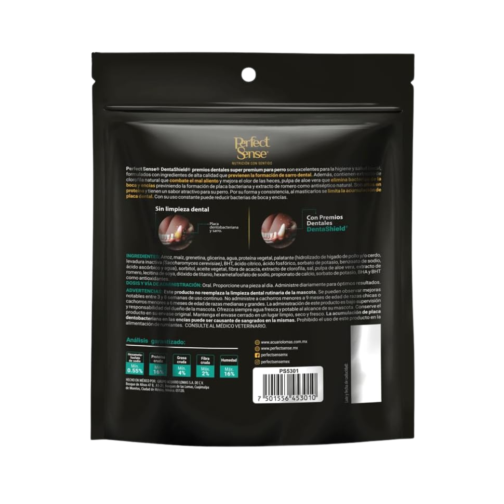 Perfect Sense Dentashield Premios Dentales P/Perro 200Gr