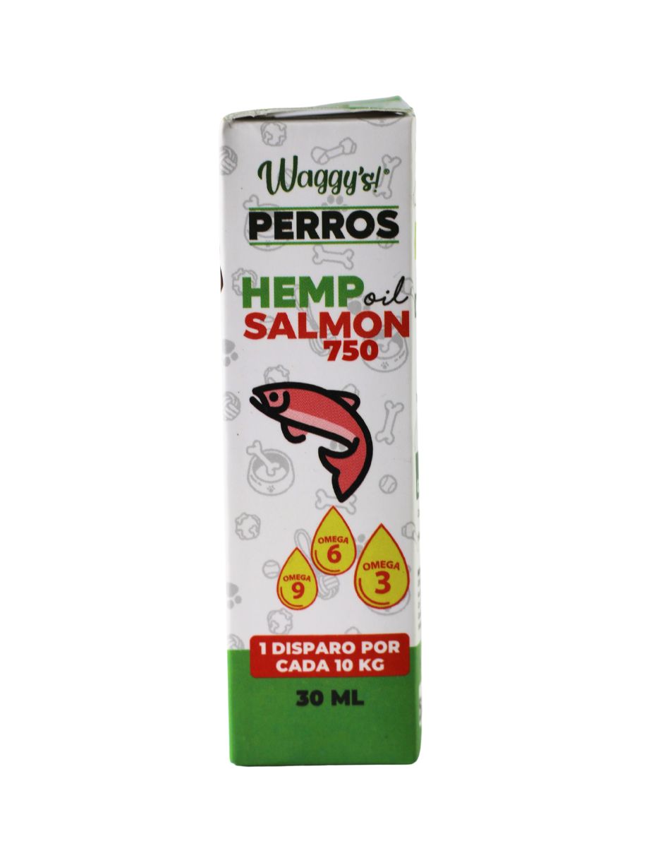 WAGGYS PERROS HEMP OIL SALMON 750G