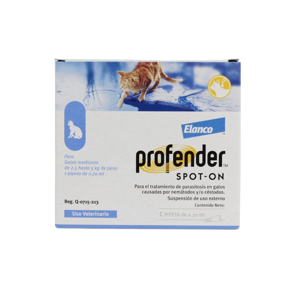 Elanco Profender Spot On 0.70 Ml Gatos 2.5-5 Kg