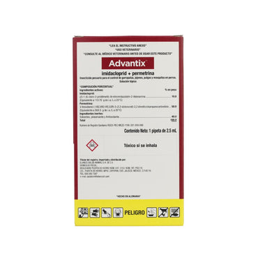 Elanco Advantix De 10Kg A 25Kg 2.5Ml
