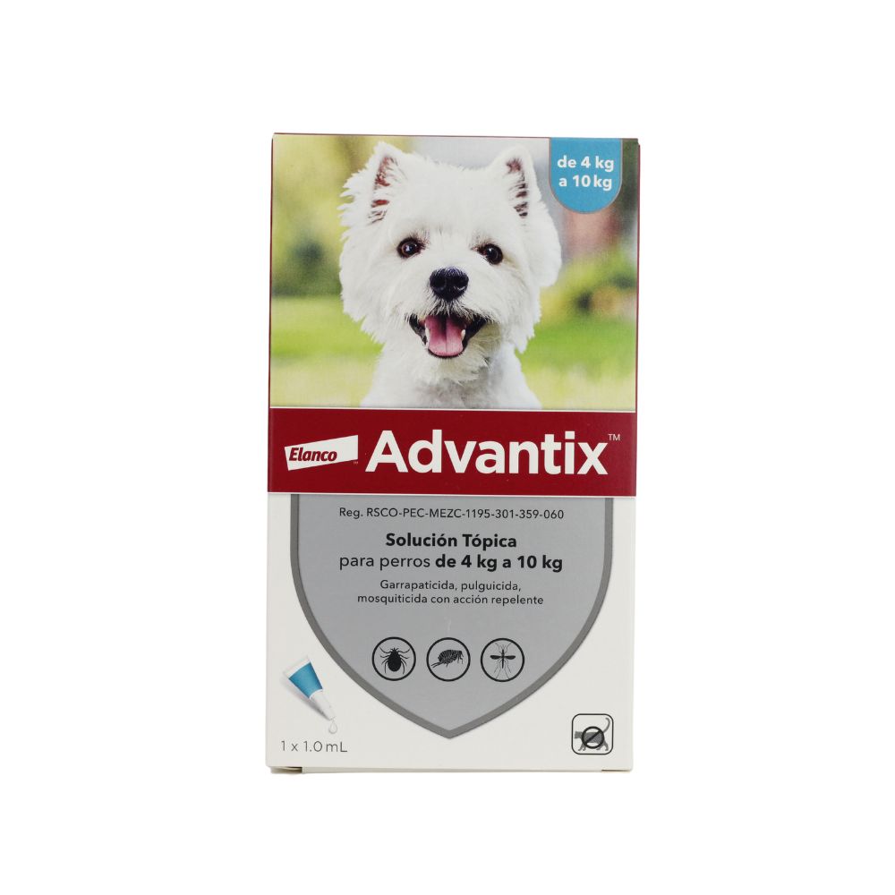 Elanco Advantix De 4Kg A 10Kg 1Ml