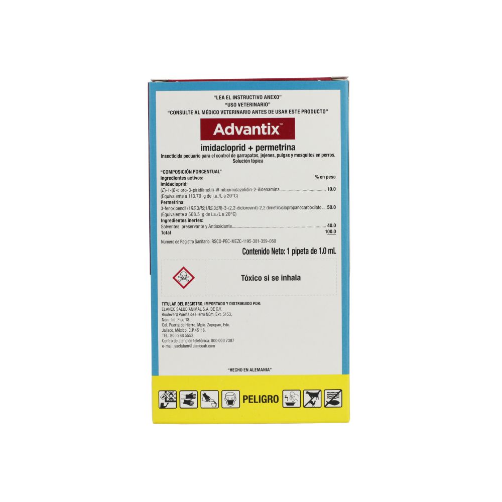 Elanco Advantix De 4Kg A 10Kg 1Ml