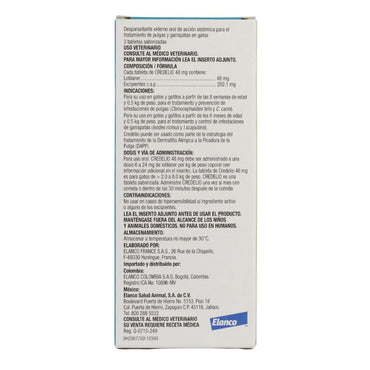 Elanco Credelio Gato 48 Mg 2-8 Kg 3 Tab