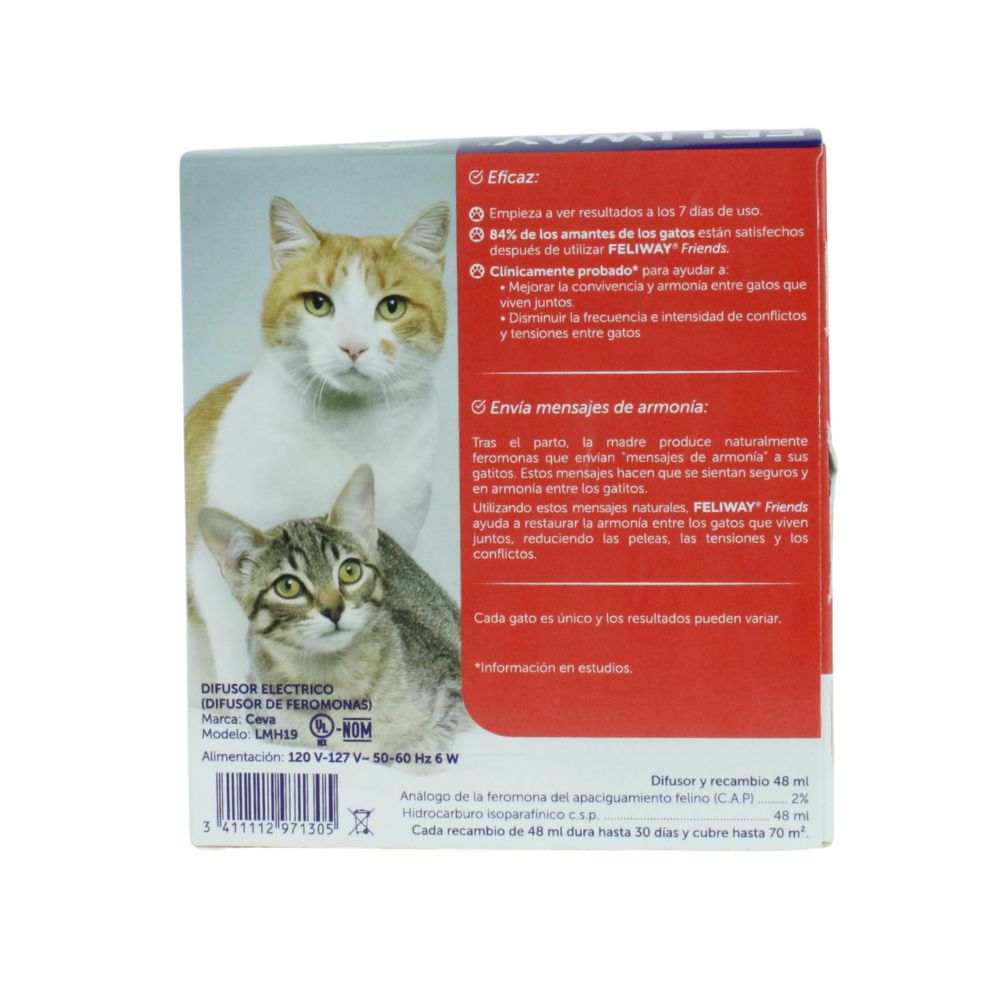 Ceva Feliway Friends Difusor + Recarga 48 Ml