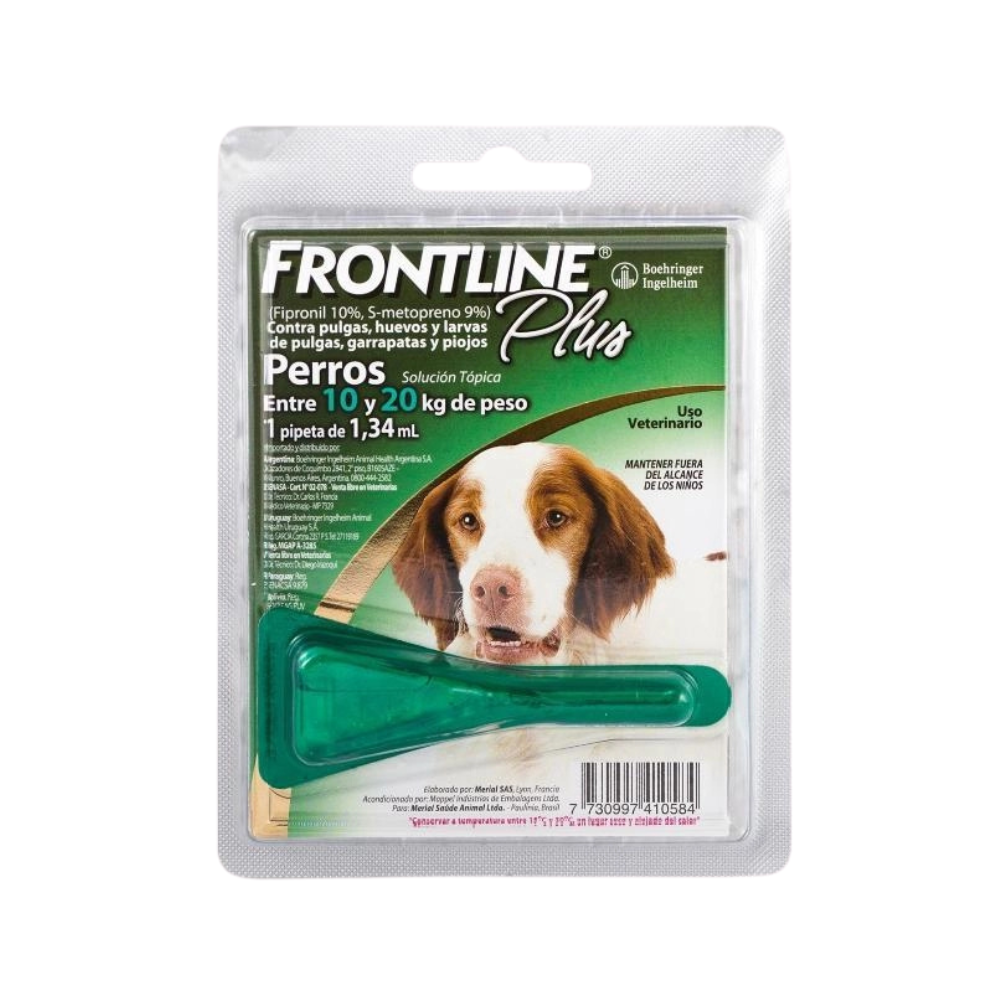 Boehringer Frontline Plus Perro M 10-20 KG 1 Pip