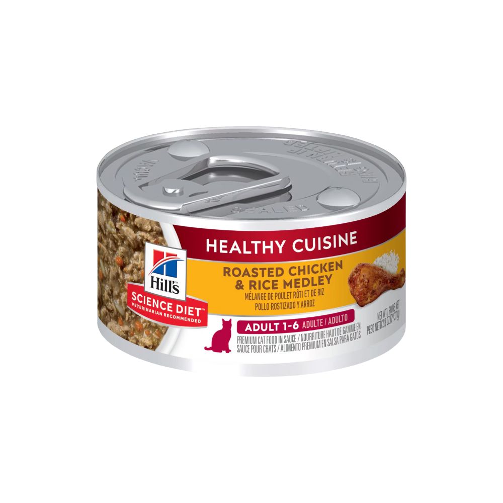 HILLS HEALTHY CUISINE SABOR POLLO Y ARROZ GATO ADULTO 80 G