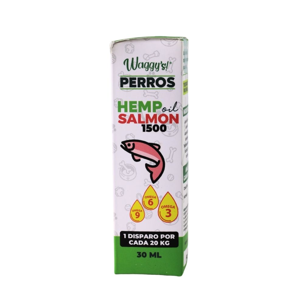 WAGGYS ACEITE DE OLIVA PERRO HEMP 1500 MG