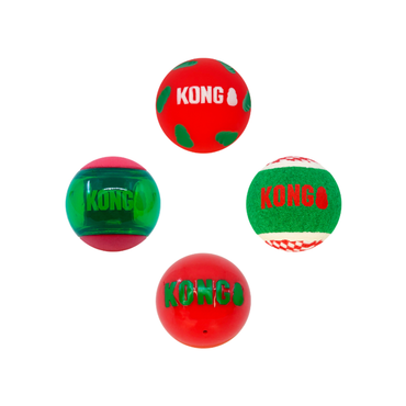Kong Holiday Occasions Pelotas Med 4 Pzas