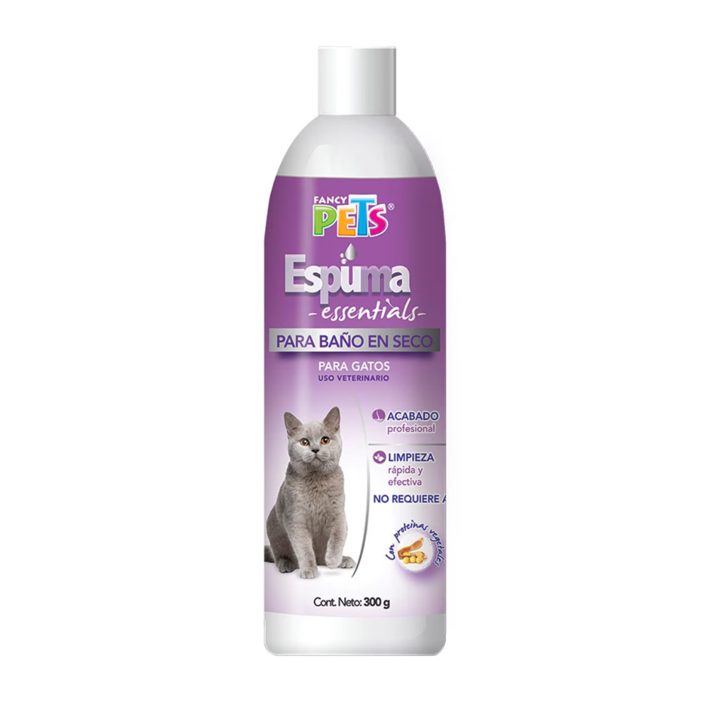 Fancy Pets Espuma P/Baño En Seco P/Gatos Essential 300 G