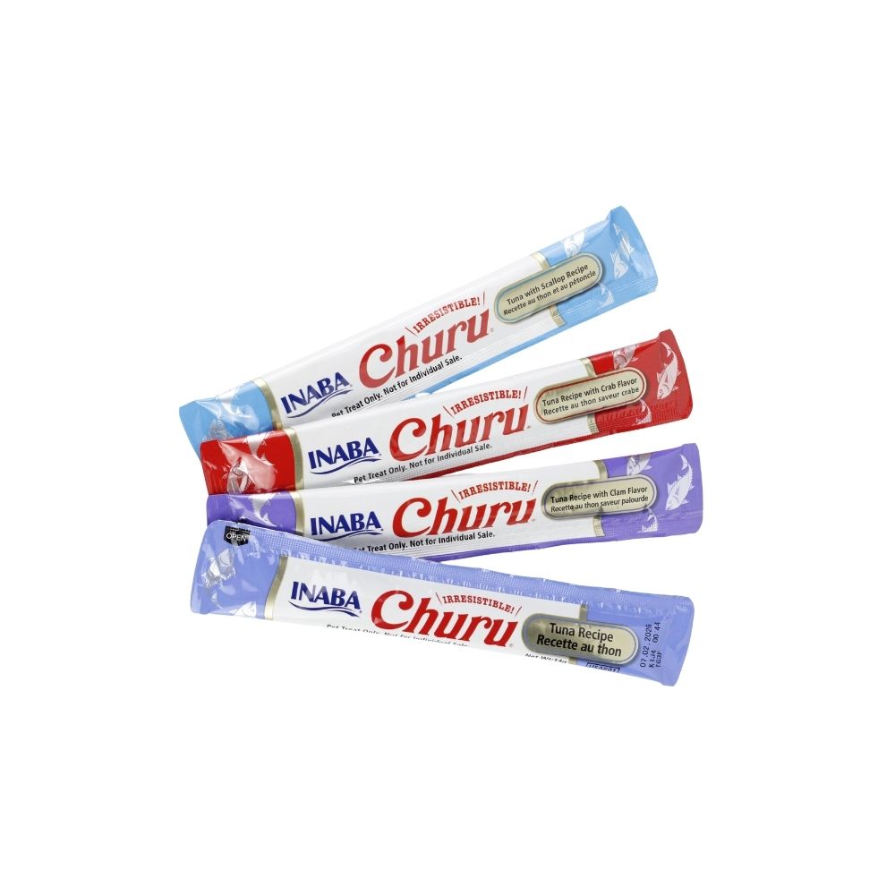 INABA PREMIO GATO CHURU BOTE VARIEDAD 50 PZA