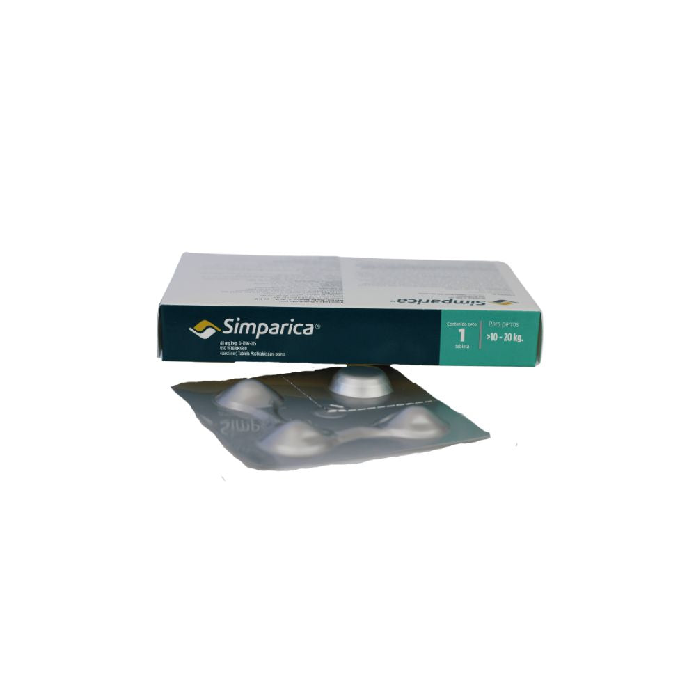 Zoetis Simparica 40 Mg 1 Tab 10 - 20 Kg
