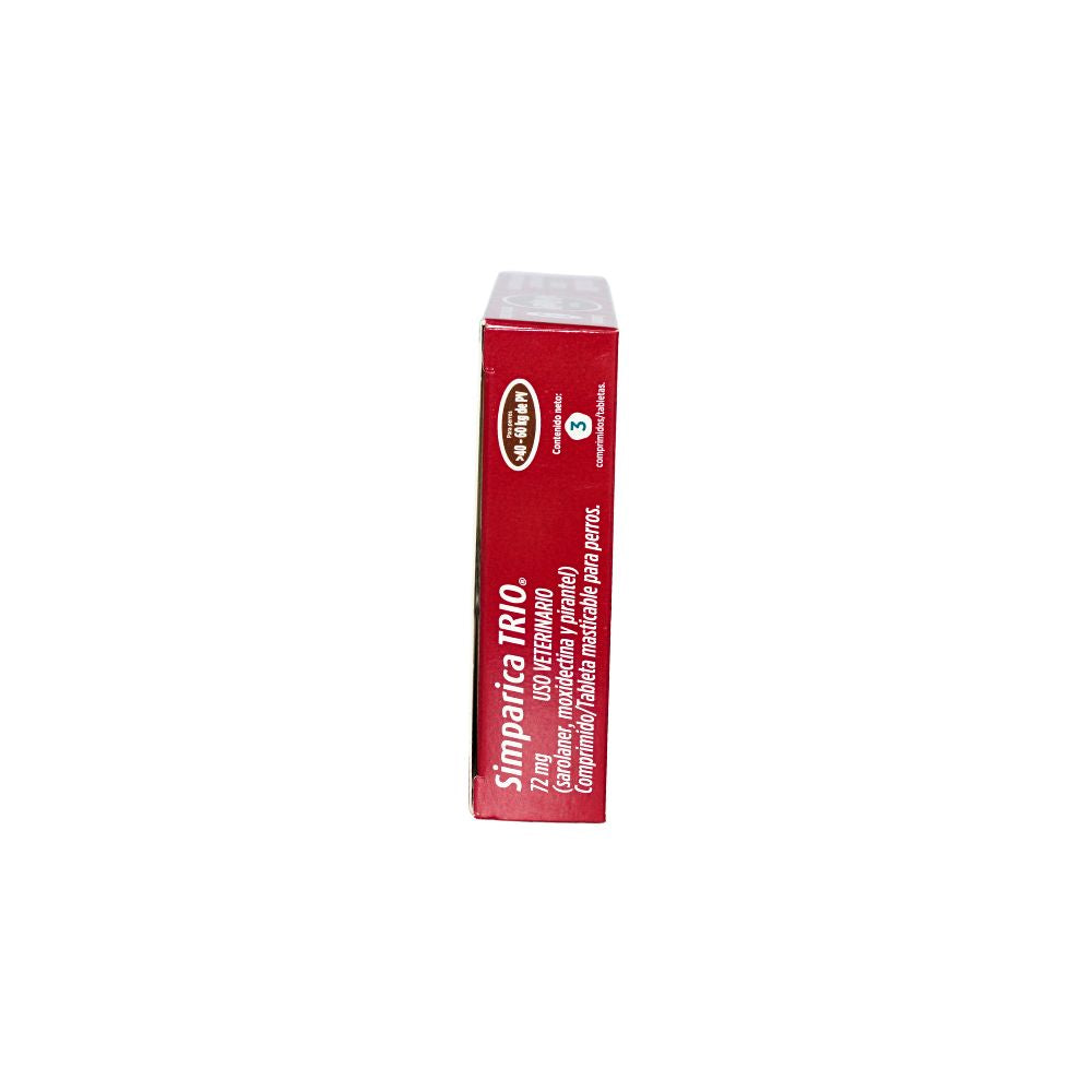 Zoetis Simparica Trio 72 Mg 40 - 60 Kg 3 Tab