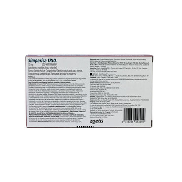 Zoetis Simparica Trio 72Mg 40-60 Kg 1 Tab