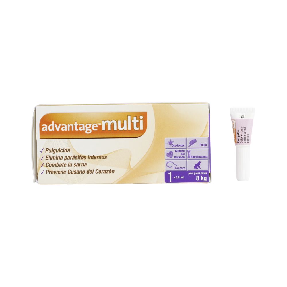 Elanco Advantage Multi Gatos 4-8Kg 0.8Ml