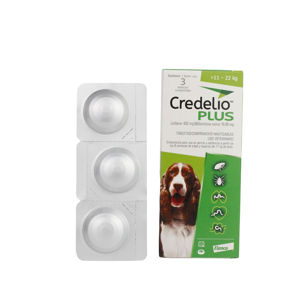 Credelio Plus 450Mg (11-22Kg) 3 Tabletas
