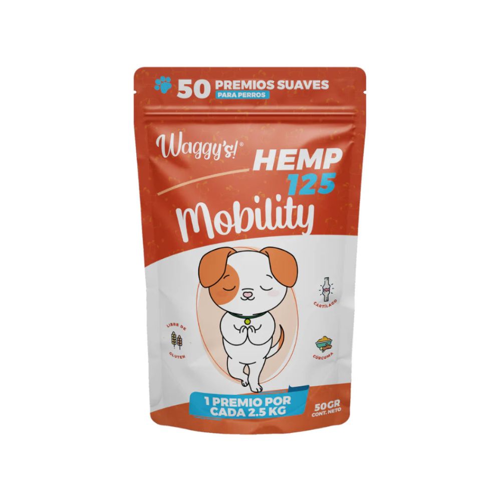 WAGGYS HEMP 125 MOBILITY PERRO 50 G