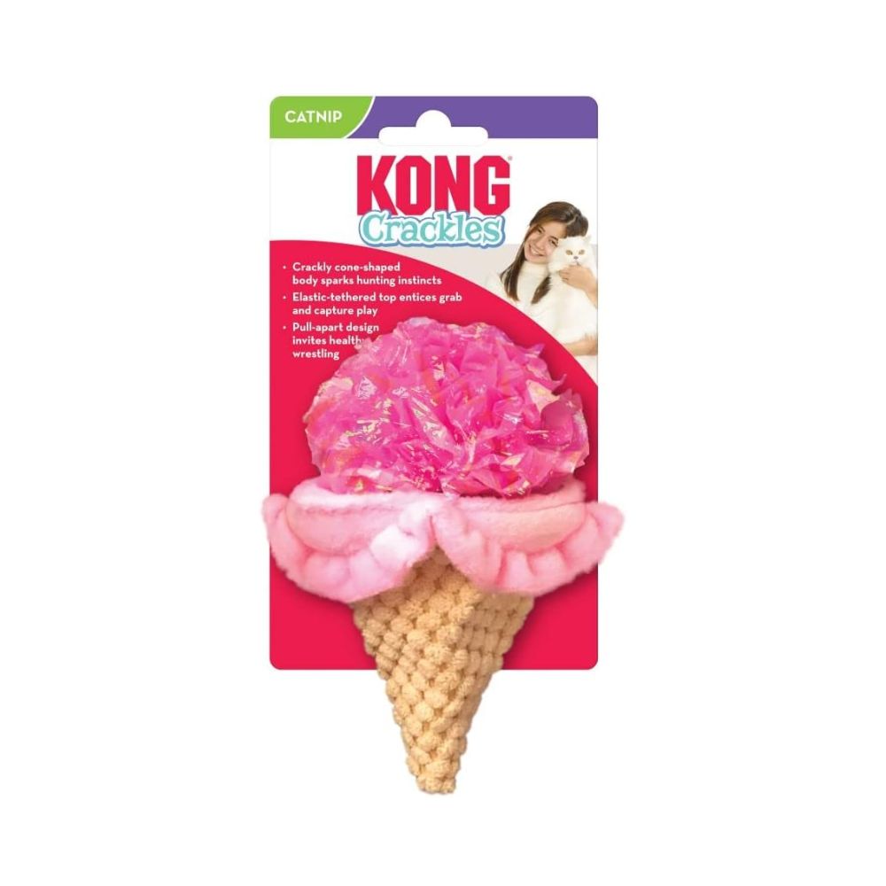 Kong Helado Crackles Con Aroma Catnip
