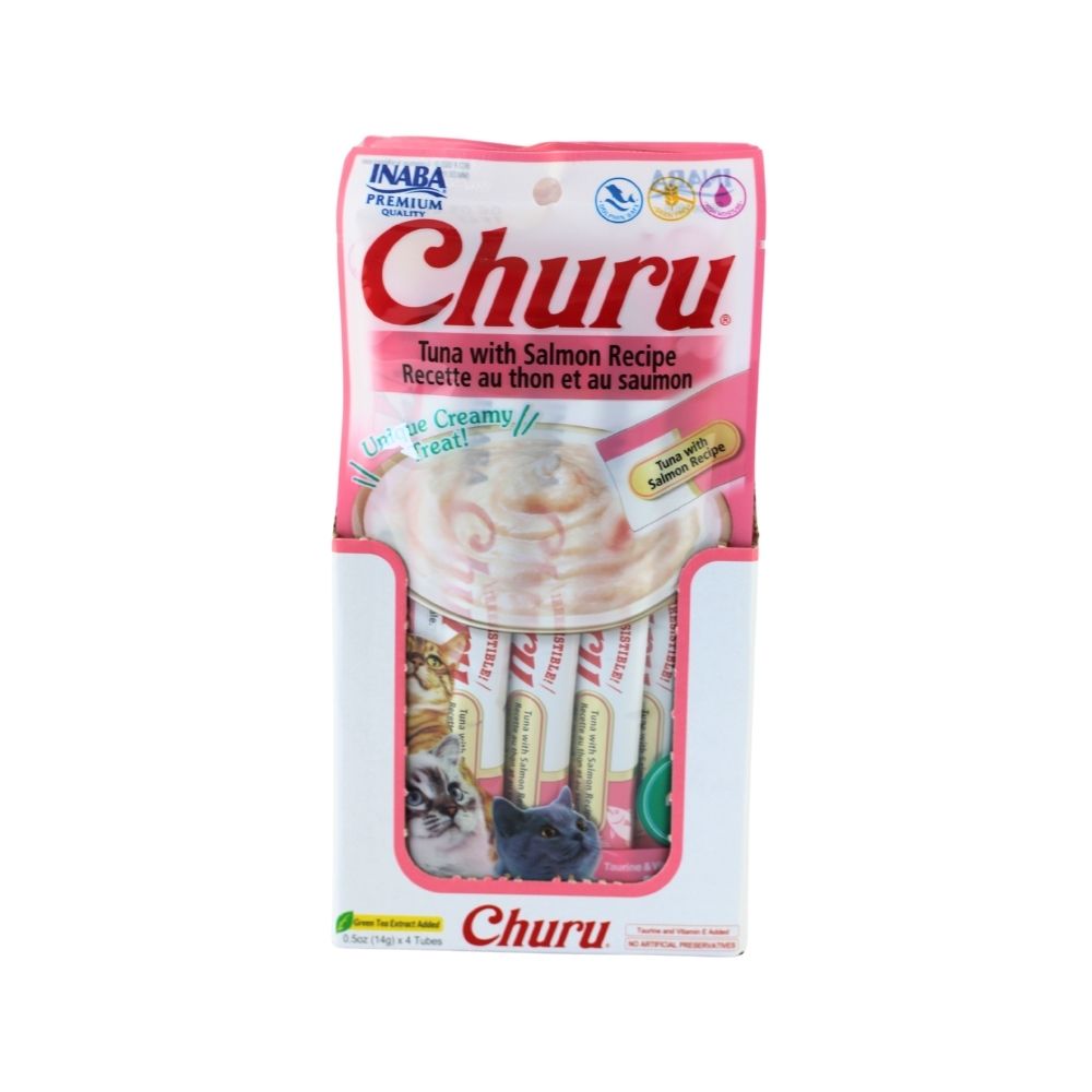 INABA CHURU SALMON CAJA C/6 BOLSAS C/*4PZ*