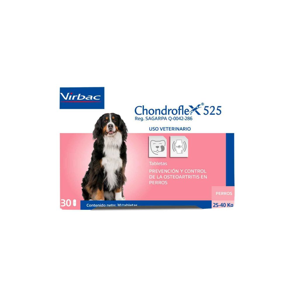 Virbac Chondroflex 525 Mg 30 Tabletas