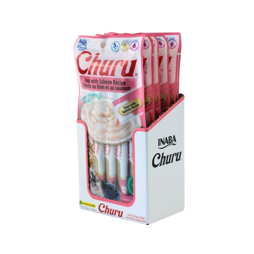 INABA CHURU SALMON CAJA C/6 BOLSAS C/*4PZ*
