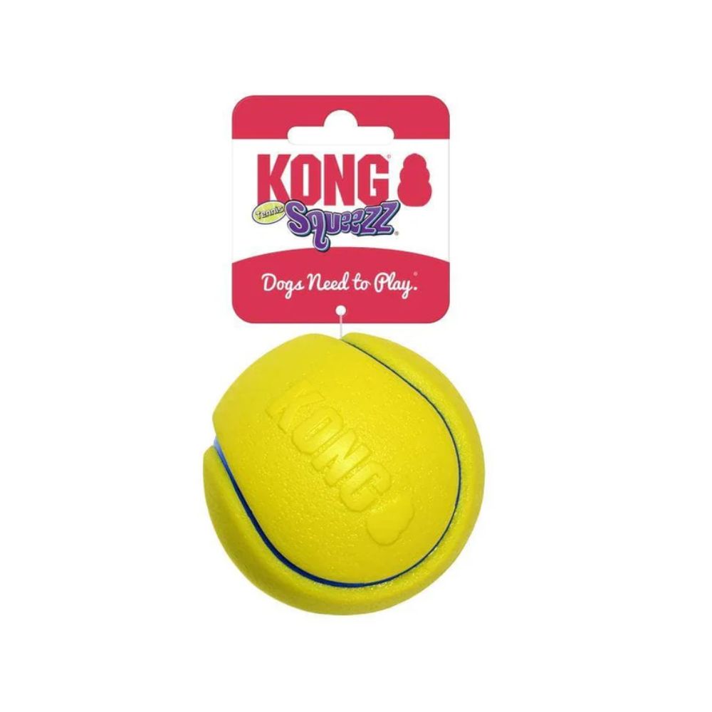 Kong Pelota Tenis Squeezz Gde 1Pz