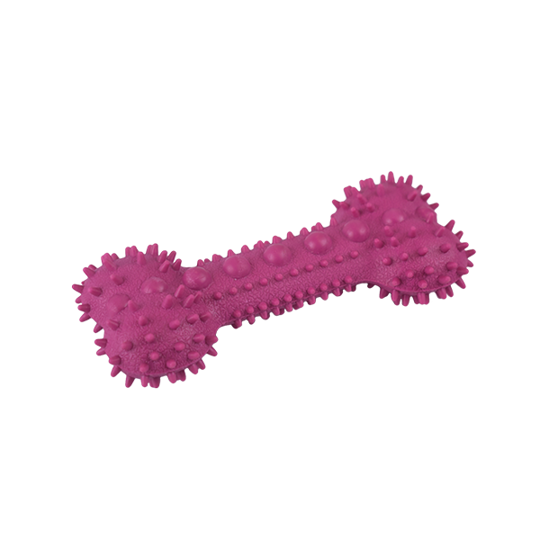 FANCY PETS JUGUETE DE CAUCHO HUESO DE POLLO MED SPIKY