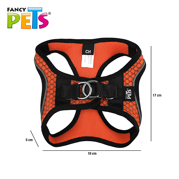 Fancy Pets Arnes Y Correa Sportie Ch Naranja
