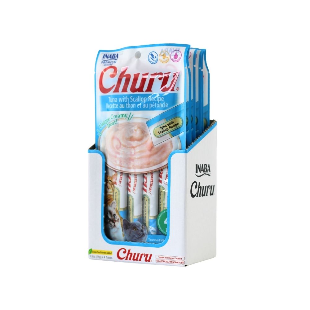 INABA CHURU TUNA/SCALLOP CAJA C/6 BOLSAS C/*4PZ*