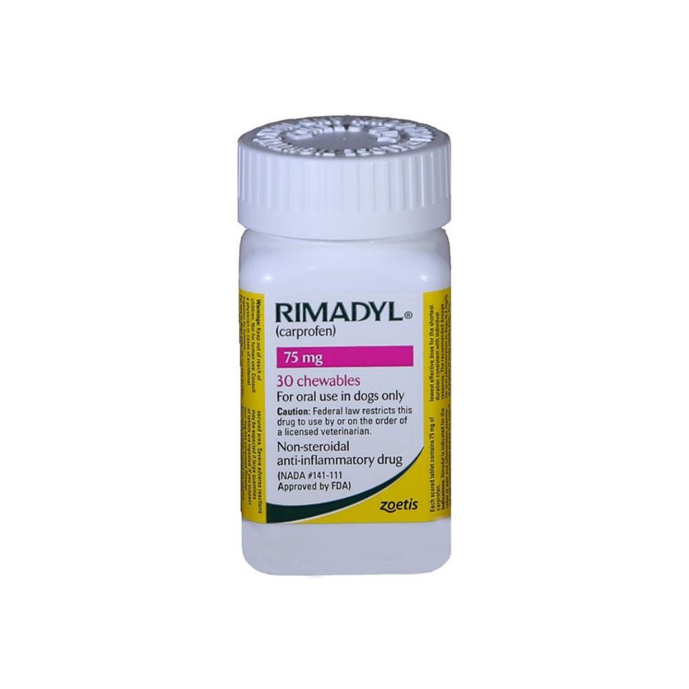 Zoetis Rimadyl Masticables 75 Mg 60 Tabs