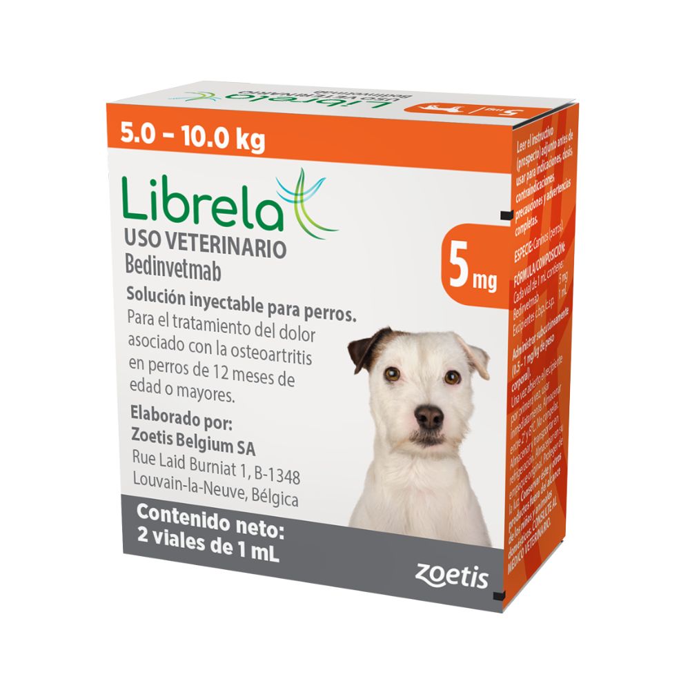 ZOETIS LIBRELA 5MG 2 VIALES 1ML