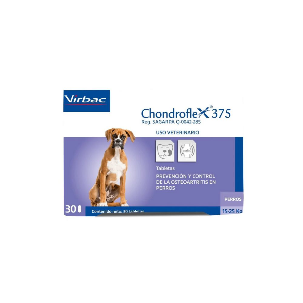 Virbac Chondroflex 375 Mg 30 Tabletas