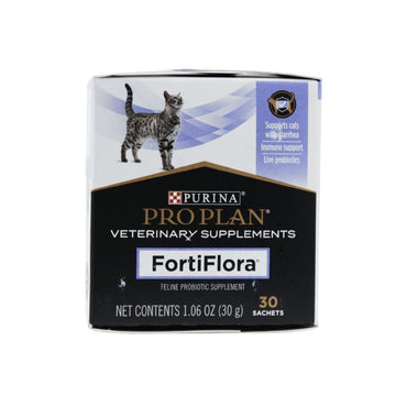 PROPLAN FORTIFLORA 30G GATO 2 CAJAS C/30 SOBRES C/U