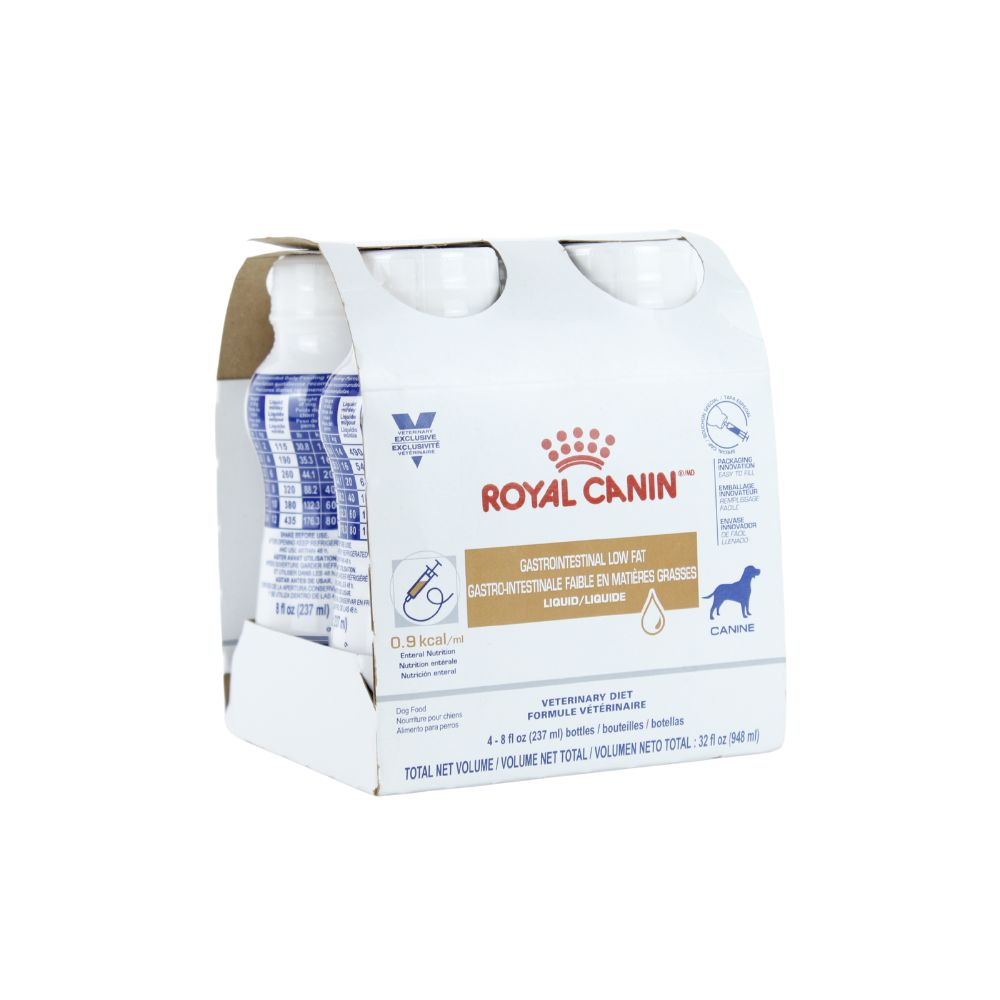 Royal Canin Icu Liquid Gi Low Fat Canine 0.240G Paquete De 4