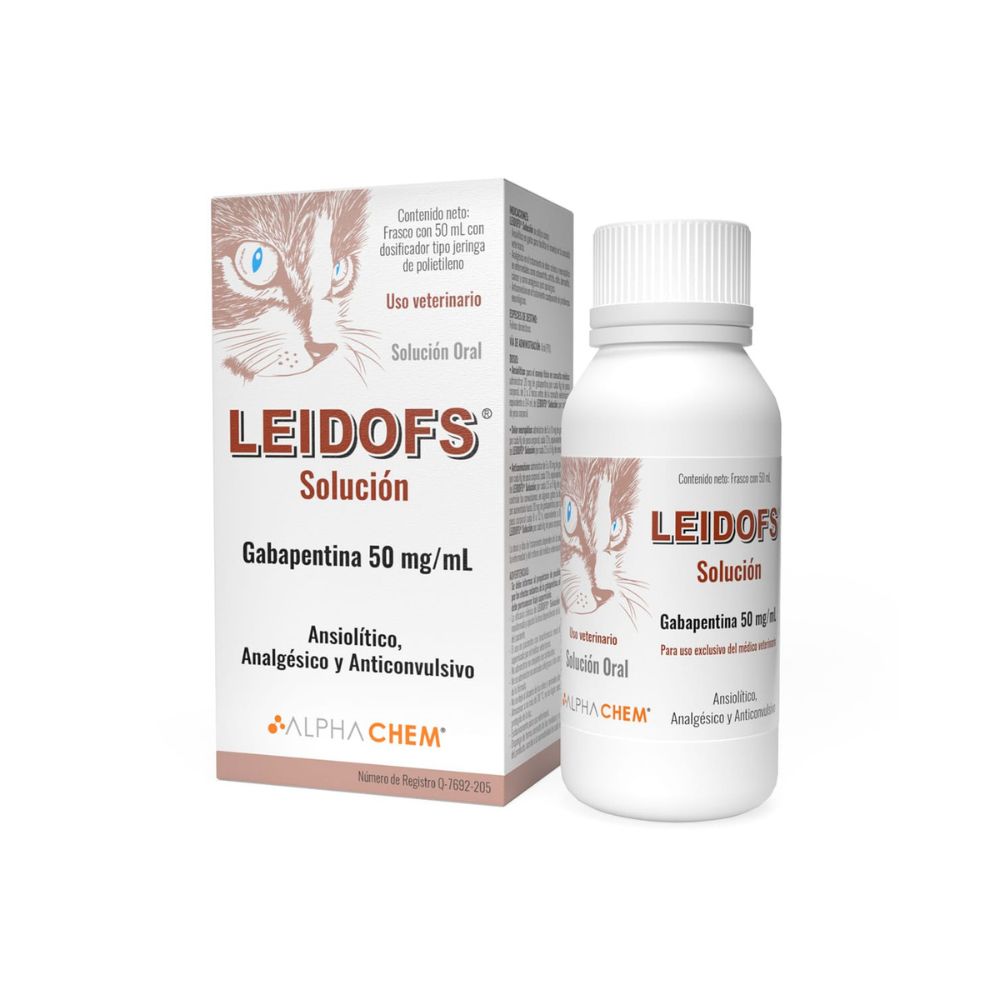 Alphachem Leidofs Suspensión Oral Gato 50Mg 50Ml