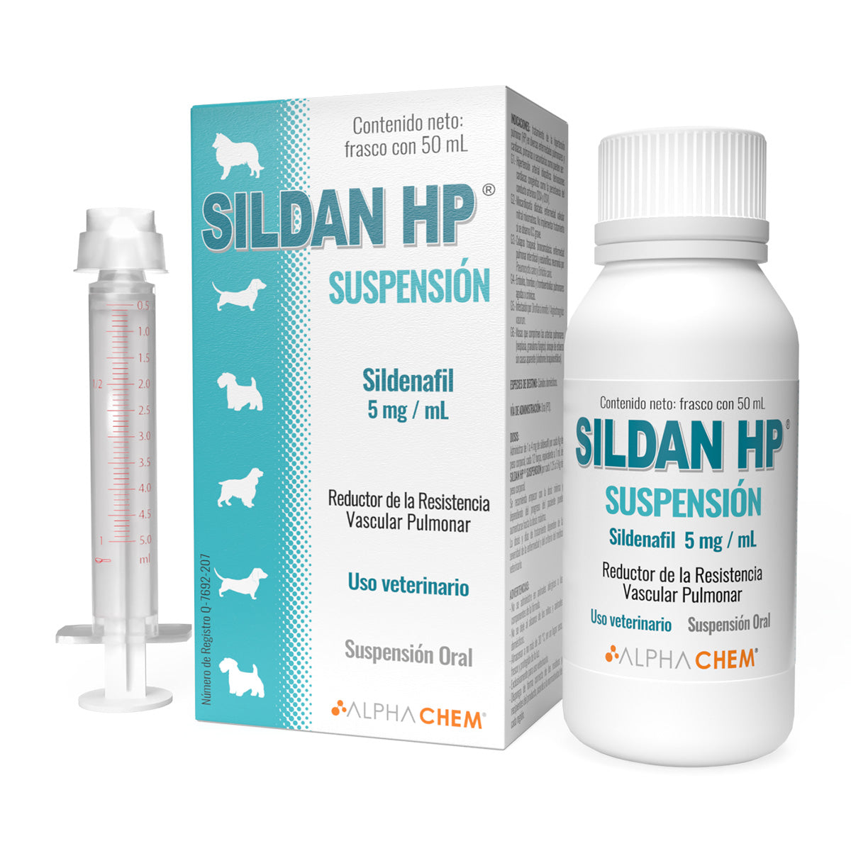 ALPHACHEM SILDAN HP 5MG 50ML