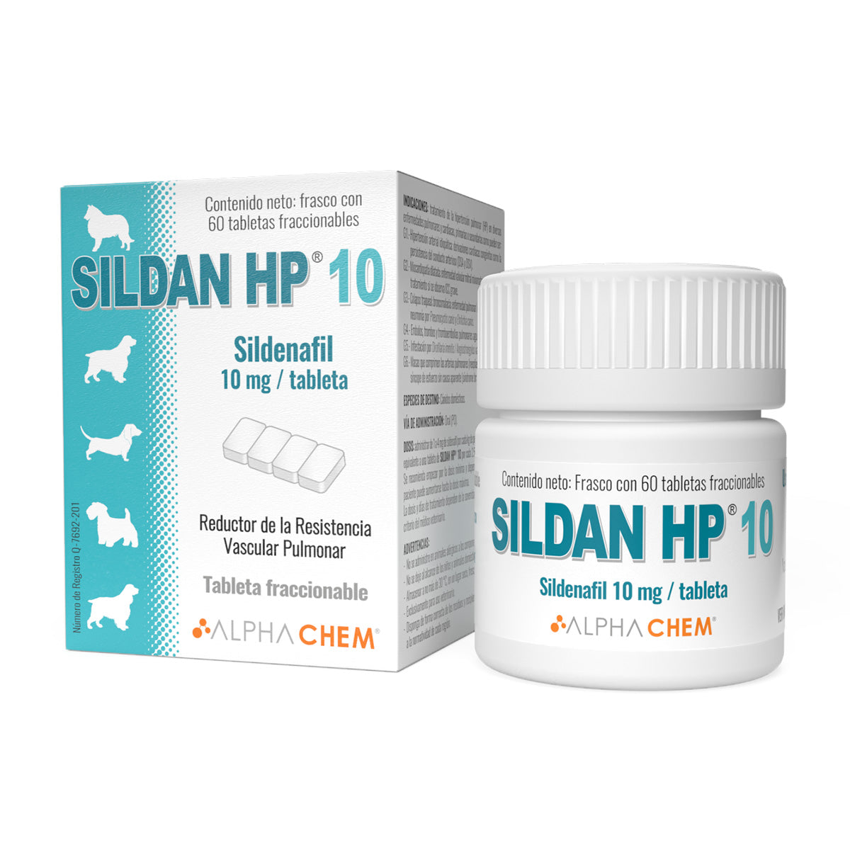 ALPHACHEM SILDAN HP 10MG 60TAB