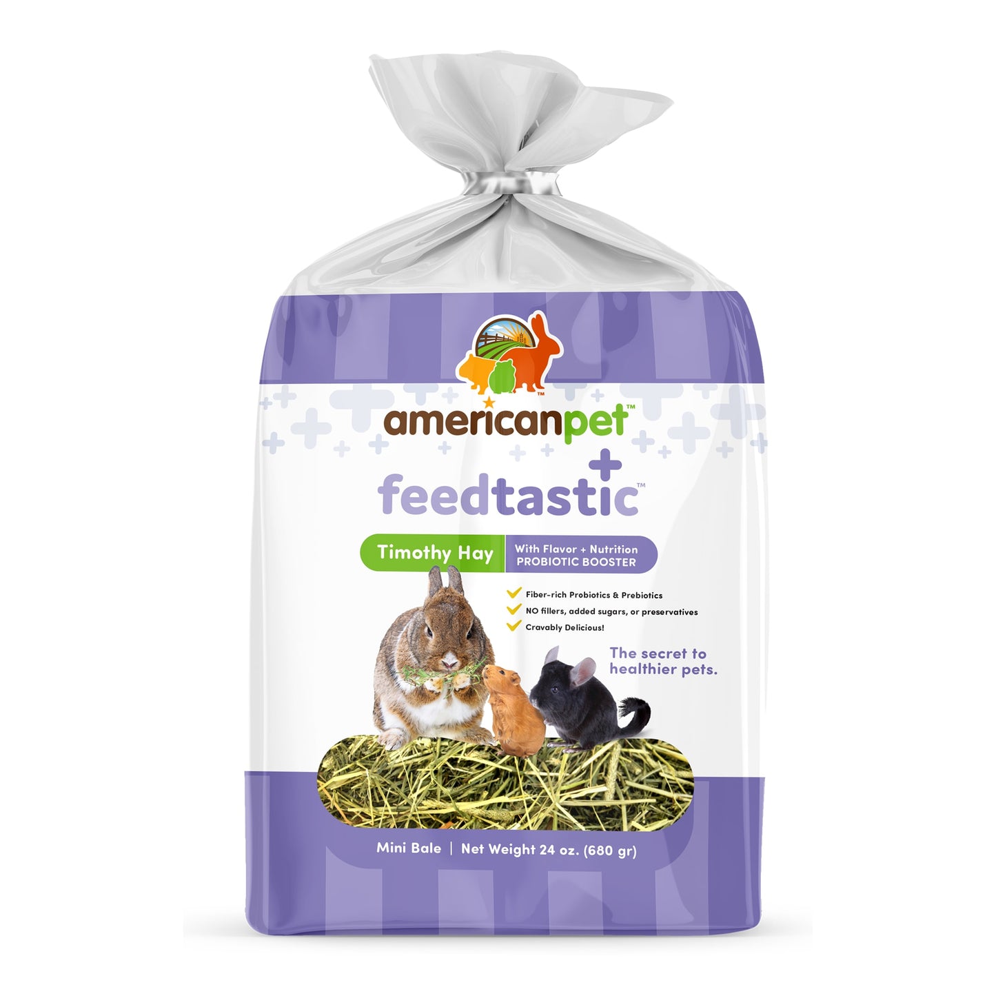 Americanpet Heno Timothy Feedtastic (Morado) 680 G
