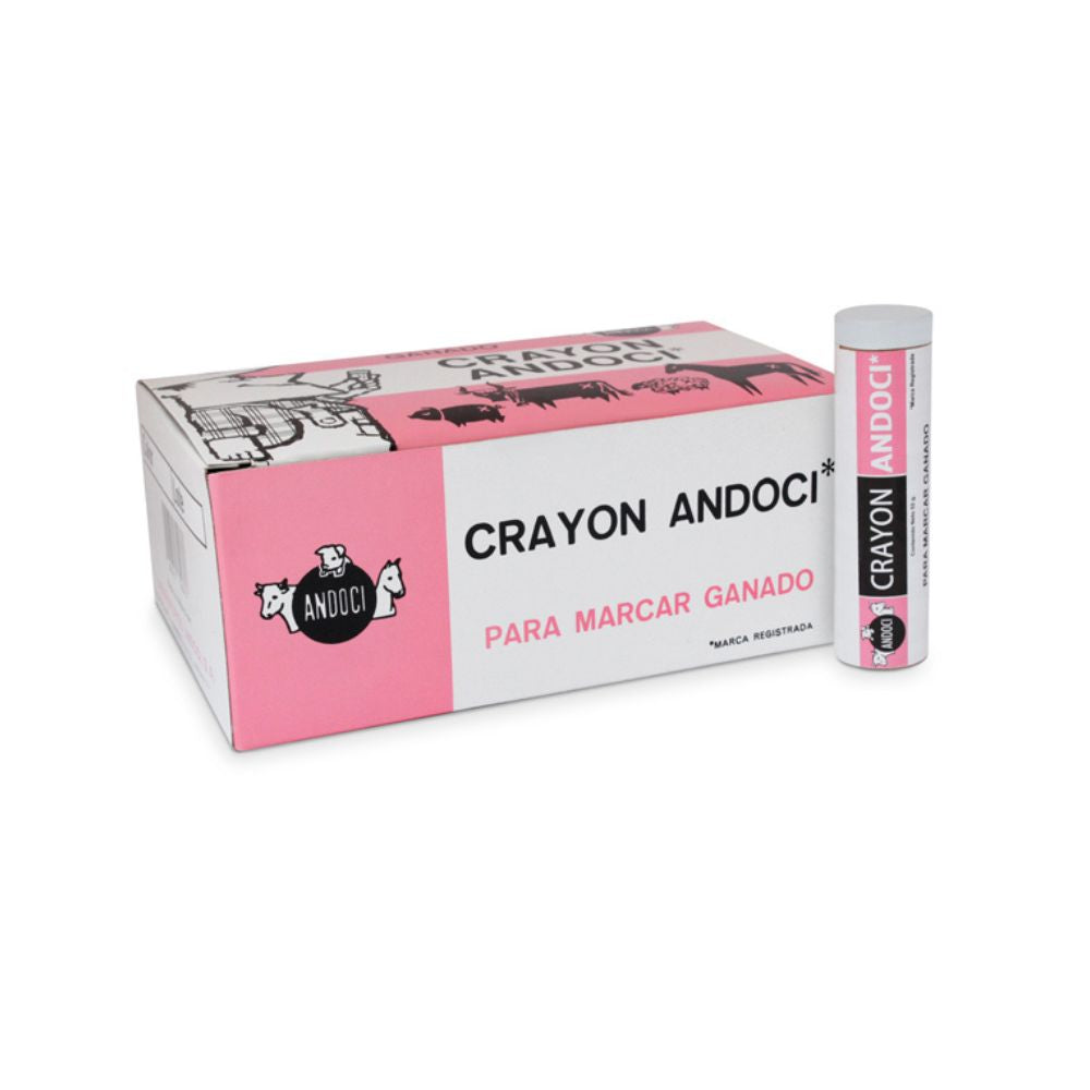 Andoci Caja Crayon Rojo/Azul 20 Pz
