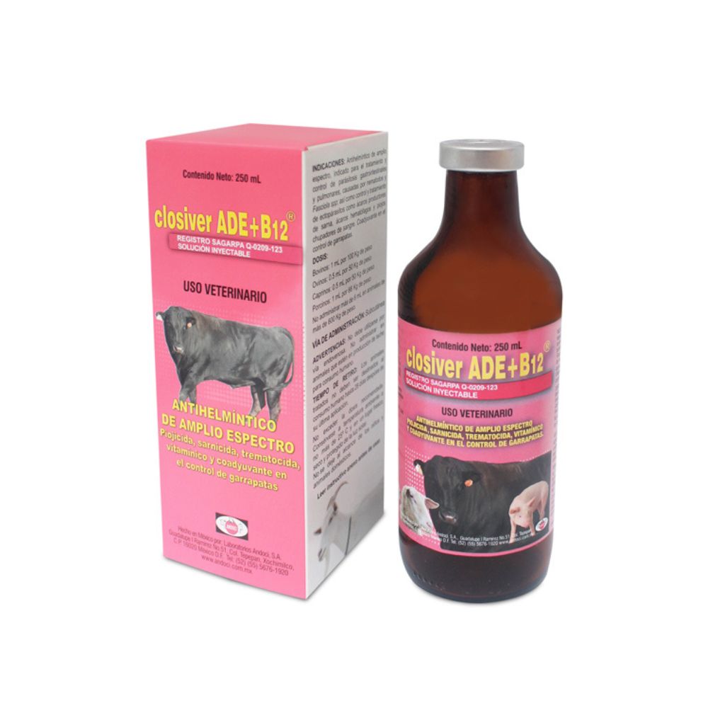 Andoci Closiver Ade + B12 Iny 250 Ml