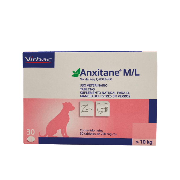 Virbac Anxitane S Perrosy Gatos < 10 Kg *Blister 10 Tab*